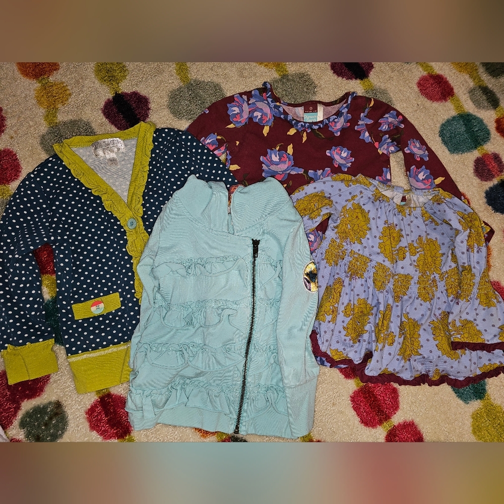 Lot Of 4 Matilda Jane Sz 18month - Sz 2 Sz 4 Dress Jacket Cardigan Top